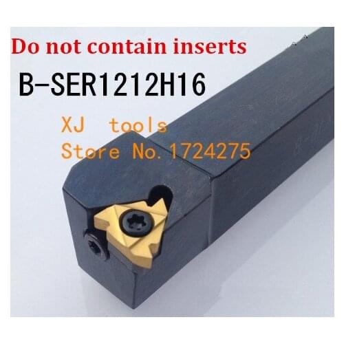 B-SER1212H16/ B-SEL1212H16 External Threading Turning Tool,CNC Turning Tool Holder,Lathe Cutting Tool Holder for 16ER/16IR