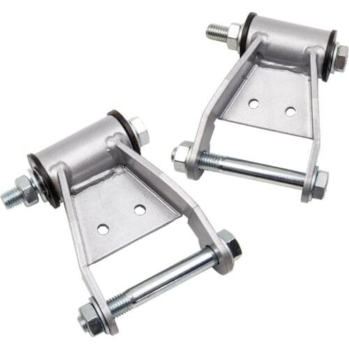 Performance Pair Leaf Spring Rearward Shackle Brackets for Chevy Suburban 2500