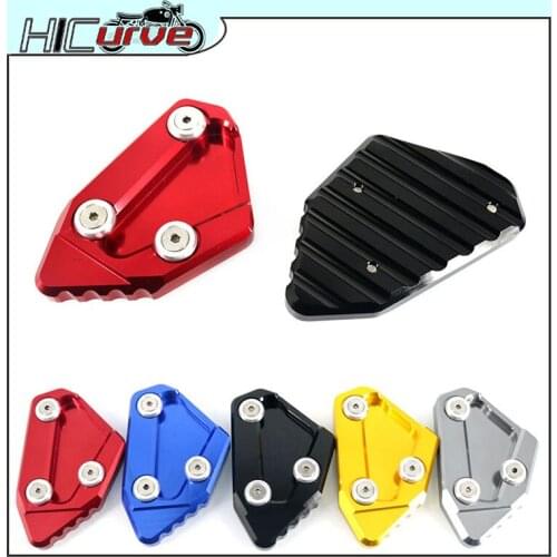 For SUZUKI GSXR 1000 600 750 2009-2016 GSXR1000 GSX R1000 Motorcycle Kickstand Foot Side Stand Extension Pad Support Plate