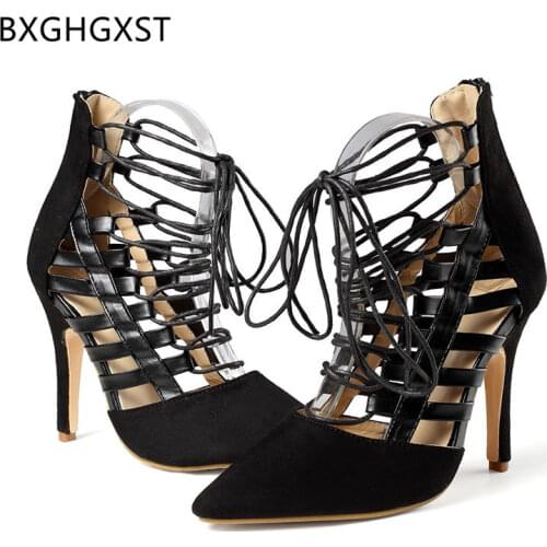Lace Up Heels Shoes for Women 2021 High Heels Gladiator Sandals Women High Heels Sandals Women Luxury Designer Shoes Talons Haut