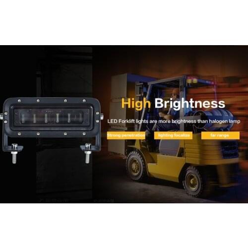 [Seven Neon]Forklift Safety Light 30W Red Cree LED Safety Warning Work Lamp Warehouse Fork Forklift Truck Security Indicator