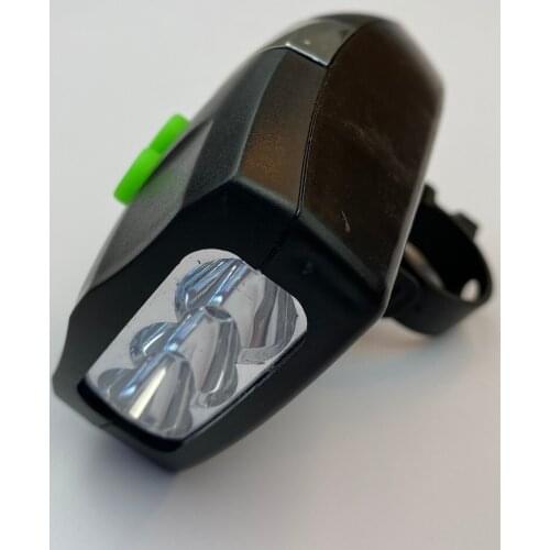 Bicycle Front Light Outdoor Cycling Torch Waterproof Super Bright LED Horn Flash Light Exquisite Battery Bike Accessories