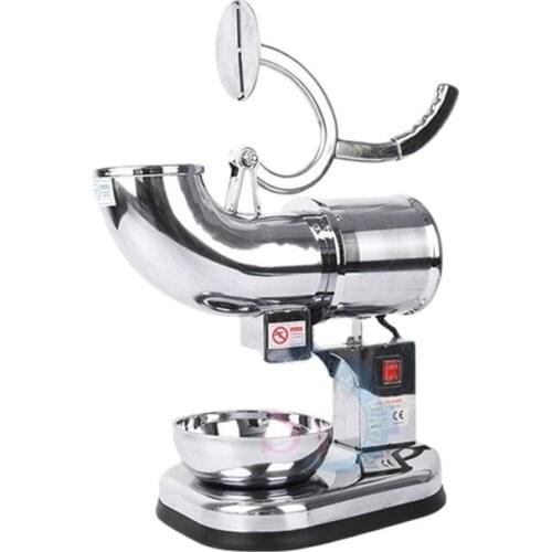 High efficiency Desktop Double-blade 110v 220v Electric Stainless Steel Snow Cone Making Machine/Ice Block Shaving Machine