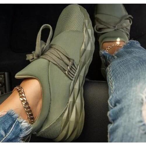 Sneakers Womens 2020 Spring New Lightweight Soft Bottom Shock Absorption Sneakers Shoes Breathable Mesh Casual Womens Shoes