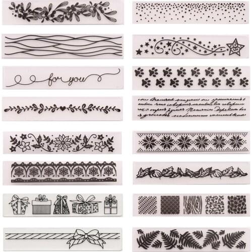 2020 New Arrival Scrapbook Christmas Design DIY Paper Cutting Dies Scrapbooking Plastic Embossing Folder Size 15*3cm