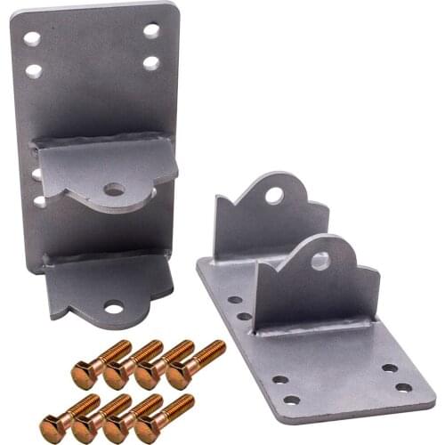 2x Engine Mount Adapter Plates Mount W/ Bolts For Chevy C10 LS LSX 4.8 5.3 5.7 6.0