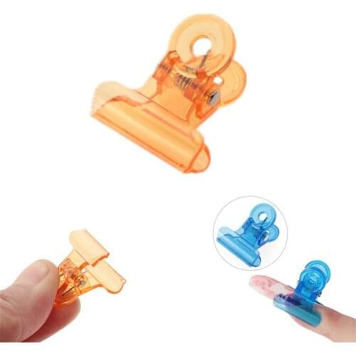 5PCS Acrylic Plastic C Curve Nail Pinching Tips Clips Portable Nails Pinchers Gel Extension Shaped Tools Nail Art Accessories