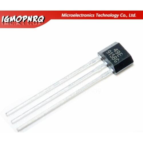 50PCS Hall element 49E OH49E SS49E Hall switch new original