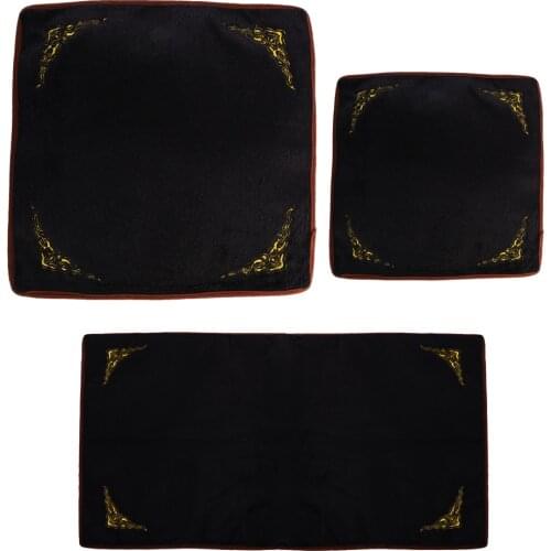 Retro Velvet Jewelry Counter Pad Ring Necklace Bracelet Display Show Cloth Tray