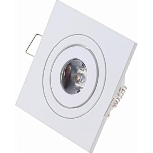 Free Shipping 2pcs Aluminum High Power Led Recessed Spotlights 3W Mini Led Lamps
