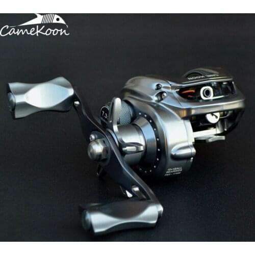 CAMEKOON Super Smooth All Metal Casting Electromagnetic Brake System 7KG / 15LB Max Drag Baitcast Reel