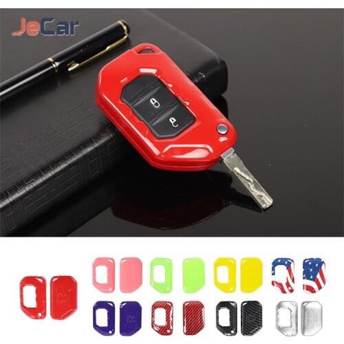 Car Key Cover Special Key Case For Jeep Wrangler JL Key Chain Car Key Protective Shell Fit For Jeep JT Gladiator 2018-2021