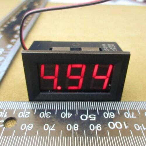 Digital Voltmeter 4.5-30v / DC 4.5V to 30V Digital Voltmeter Voltage Panel Meter For 6V 12V 24V Electromobile Motorcycle Car NEW