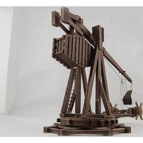 Age of Empires Catapult Wooden DIY assembled ancient siege simulation model toys