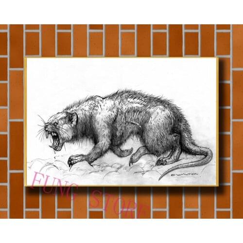 K057 Science Fiction Mech Warrior Robot Monster Originality Custom Silk Poster Home Deco Wall Art Christmas Gift