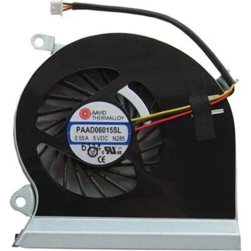 Laptop CPU Cooling Fan PAAD06015SL fit For MSI GE70 series notebook 3 pin 0.55A DC 5V N039 N285