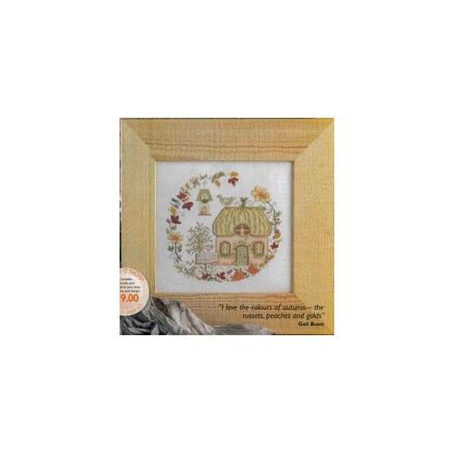 MCol150-4 Landscape [pumpkin house] fresh air precision printed cross stitch set