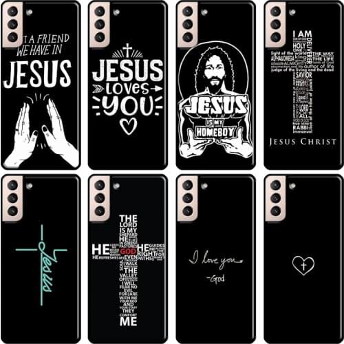 Faith Christian Religious Jesus Soft Case For Samsung Galaxy S21 Ultra Note 20 Note 10 S8 S9 S10 Plus S20 FE Phone Cover