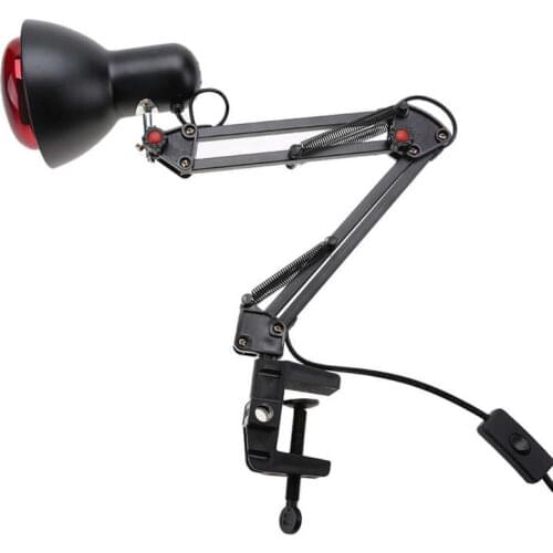 Floor Stand Massage Heating Therapy Light Infrared Heat Physiotherapy Lamp Pain Relief Health Care Electric Infrared Light Black