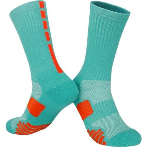 1pair Fashion Boutique Long Sports Socks Mens and Womens Knitted Breathable Running Mountaineering Cycling Basketball Socks