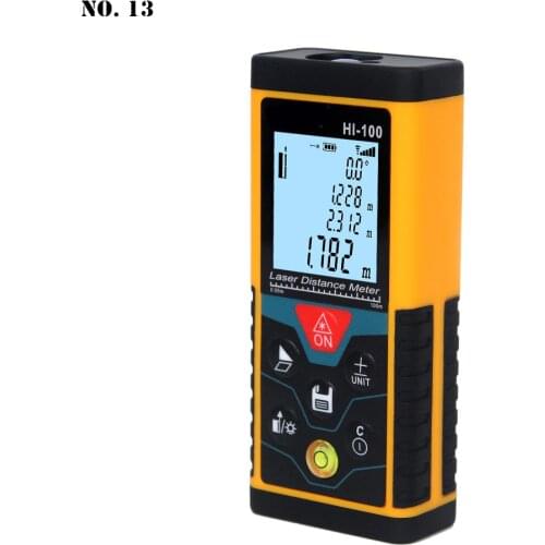 Newest 40/60/100 Handheld Laser Rangefinder Meters High-precision Electronic Spirit Level Laser Range Finder Distance Meter Tool