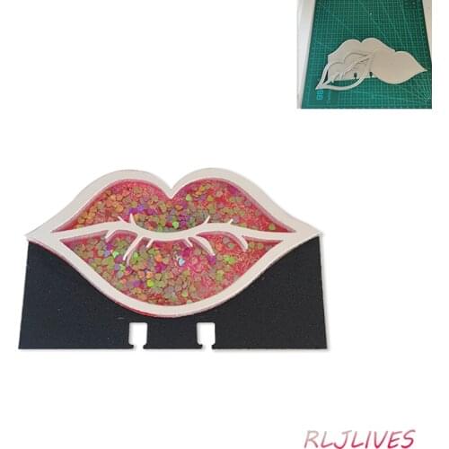 Kiss Shaker Memorydex Metal Cutting Dies Stencils for DIY Scrapbooking Stamp album Decorative Embossing DIY Paper Cards