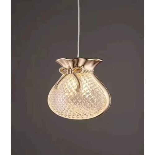 Post-modern Blessing Bag Pendant Light Home Decor Bedroom Bedside Hanging Lightings Bar Creative Dining Table Restaurant Lamp