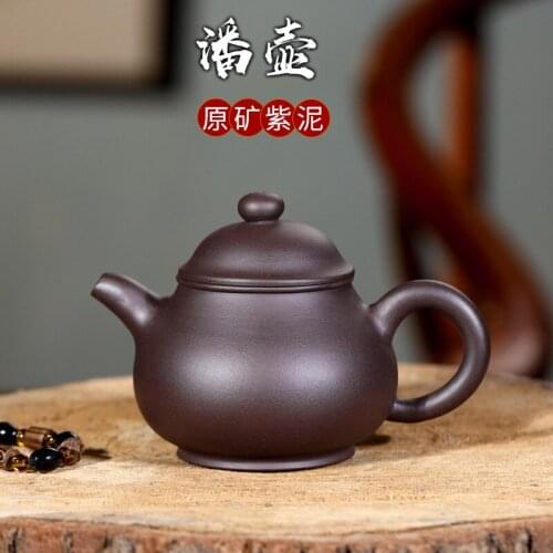 Manufacturers selling 】 undressed ore is purple purple clay pot of traditional ceramic pan manually the apprentice