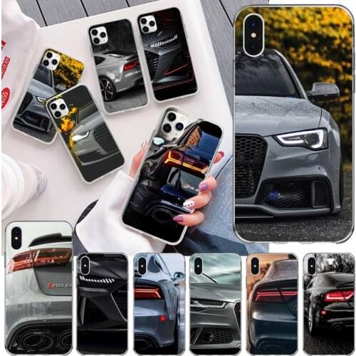 Sports Car For Audi Phone Case For iphone 12 11 Pro Max Mini XS Max 8 7 6 6S Plus X 5S SE 2020 XR Silicone Soft Cover
