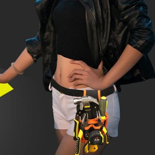 Top Quality Professional Electrician Tool Bag Belt Pouch Utility Pouch Work Tape Buckle Convenient Tool Bag Tool part