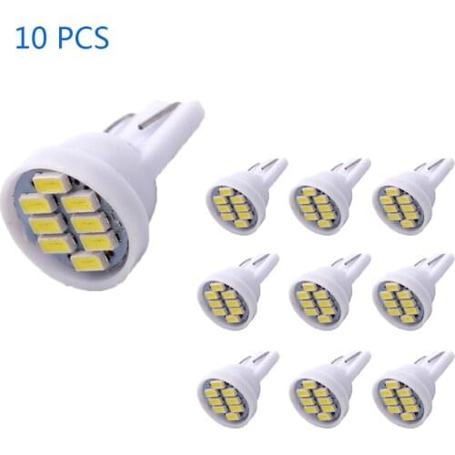 10Pcs 3014 Car LED Light For Boat Camper Yacht Train Motor Home Interior Tiny House Ship Van Truck Sprinter Lighting-White 1V