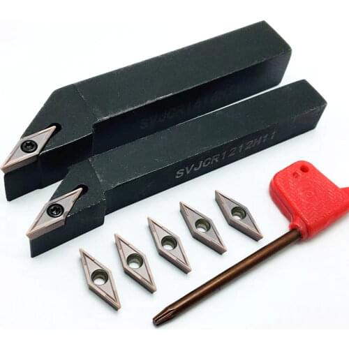 SVJCR1010H11 SVJCR1212H11 SVJCR1616H11 SVJCR2020K11 external turning tool holder for carbide insert VCMT110304 turning insert