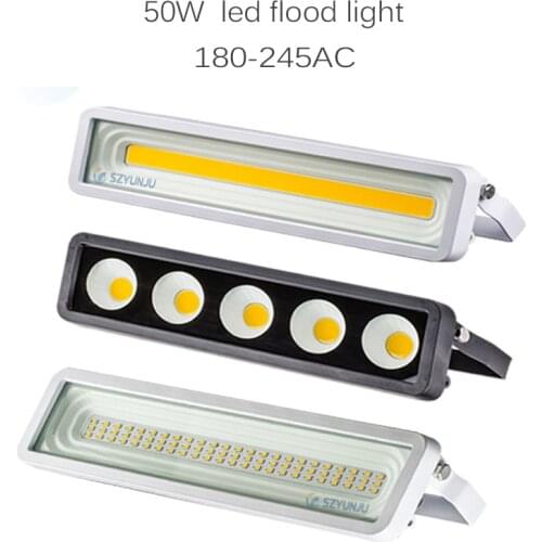 50W 100W IP66 waterproof projector led lamp led flood light Landscape wall outdoor housing Lighting 180-240V spotlight
