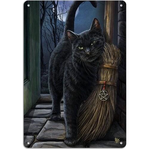 Midsouth 8"x12 TIN SIGN -"BRUSH WITH MAGIC"