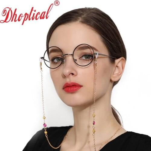 10pcs colorful sunglasses chain copper eyewear cord eyeglasses reading glasses chain avoid glasses slip rope wholesale FQ106