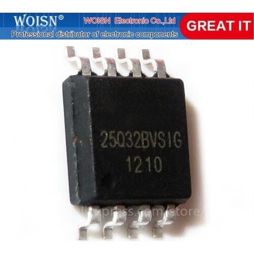100PCS W25Q32BVSIG W25Q32BVSSIG 25Q32BVSIG 25Q32BVSSIG 25Q32 SOP8 SMD SOP In Stock