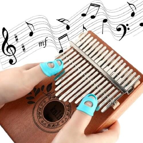 17 Keys Kalimba Thumb Piano Wood Mahogany Finger Piano Mbira Kids Beginner Carimba Portable Music Instrument Children Hobby Toys