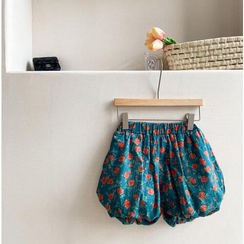 2021 New Arrival Girls Boys Printed Shorts Summer Fashion Cotton Kids Shorts 1-7 Years CO639