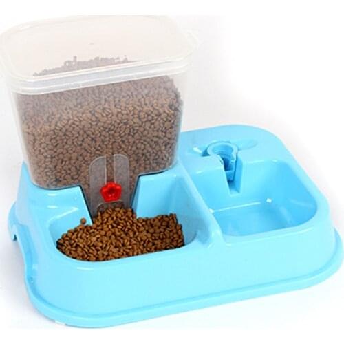 3.75L Cats Dogs Automatic Pets Feeder Self-Dispensing Gravity Dog Water Food Dispenser Bowl Pet Feeder and Automatic Drinkers