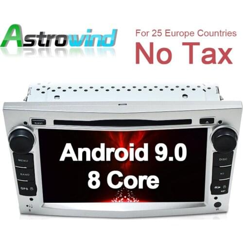 4G RAM Android 9.0 Car GPS Navigation System DVD Player Radio For Vauxhall Opel Astra H G J Vectra Antara Zafira Corsa DAB+ DVR