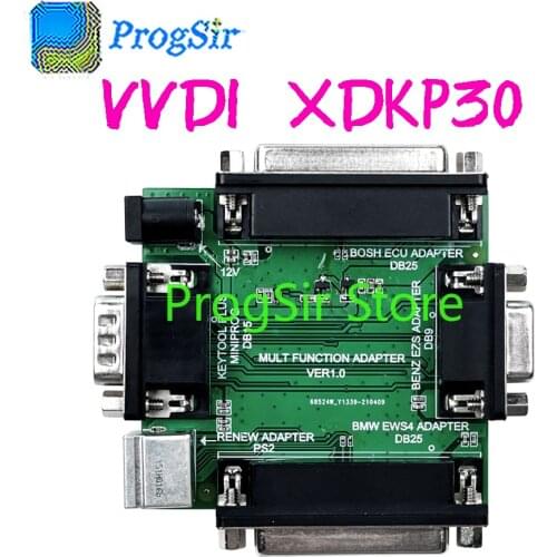 Xhorse XDKP30 Adapter BOSH ECU For Benz EZS EIS BMW EWS4 Renew 4 in 1 Work With VVDI MINI Prog Key Tool Plus
