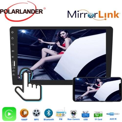 Car Radio 1 DIN 9 Inch Touch Screen Bluetooth Autoradio For Android Carplay IOS Audio Stereo FM USB TF MP5 Player Multimedia