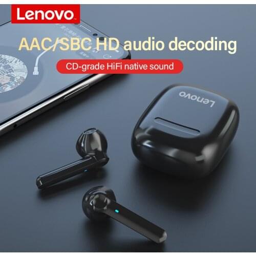 Lenovo XT89 Bluetooth Earphone Wireless Headphone With Mic Waterproof HiFi Stereo Earbuds Sports Gaming Headset For Mobile Phone