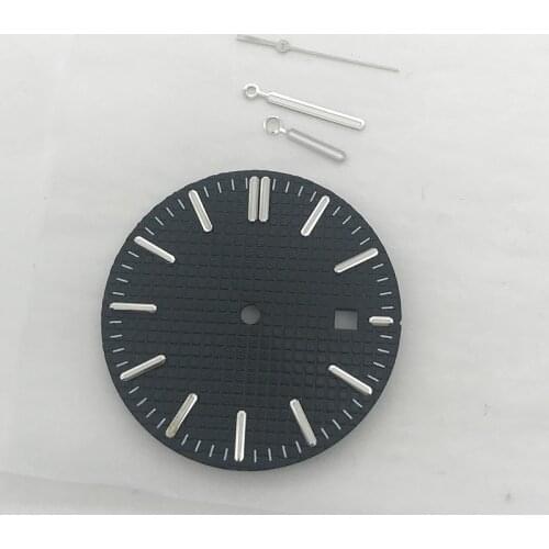 31.7mm Watch Dial with Calendar + Watch Hands Watch Accessories for 2813 8215 Movement