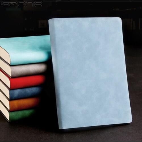 EZONE A5 Imitation leather Cover Notebooks And Journals Notepads Diary Agenda Students Stationery School Office Supplies