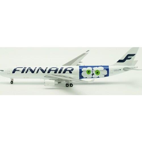FINNAIR Airlines 1:200 Scale A330-300 OH-LTO Airplane Model Toys Aircraft Diecast Metal Alloy Plane Collection Toy Gift for Kids