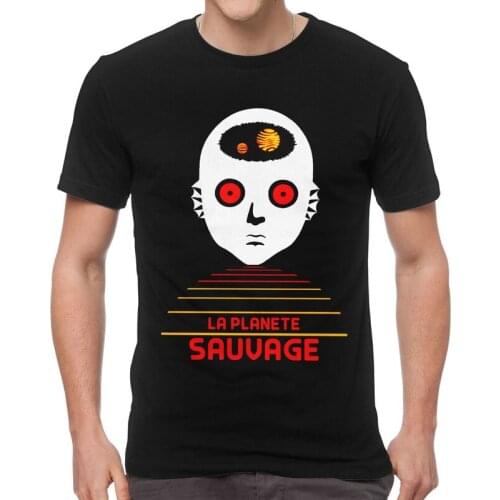 Fantastic Planet T-Shirts Men Fashion T Shirt Short Sleeve Fashion Streetwear Alien Tshirt 100% Cotton Tee Tops Clothing