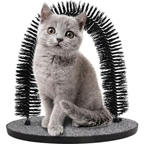 Door-Shaped Rub Hair Cat Toy Hair Rubbing Device Cat Scratching Self-Help Tickling Pet Supplies Accessories