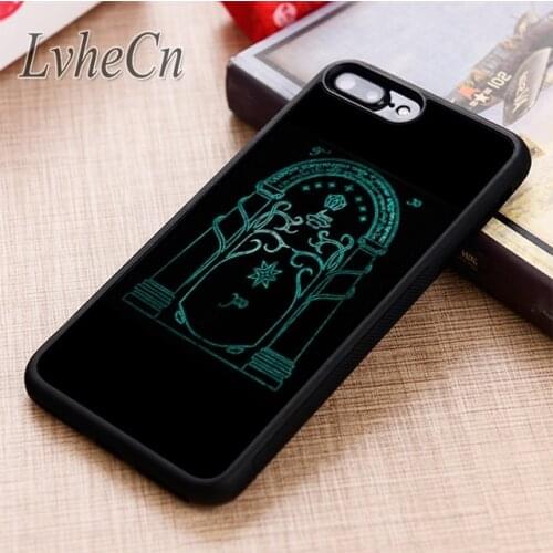 LvheCn LOTR GATE OF MORIA phone Case cover For iPhone 5 6 6s 7 8 plus X XR XS max 11 12 Pro Samsung Galaxy S7 edge S8 S9 S10