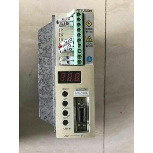 MR-C40A servo driver , used in good condition . 80% appearance new , good working , free shipping